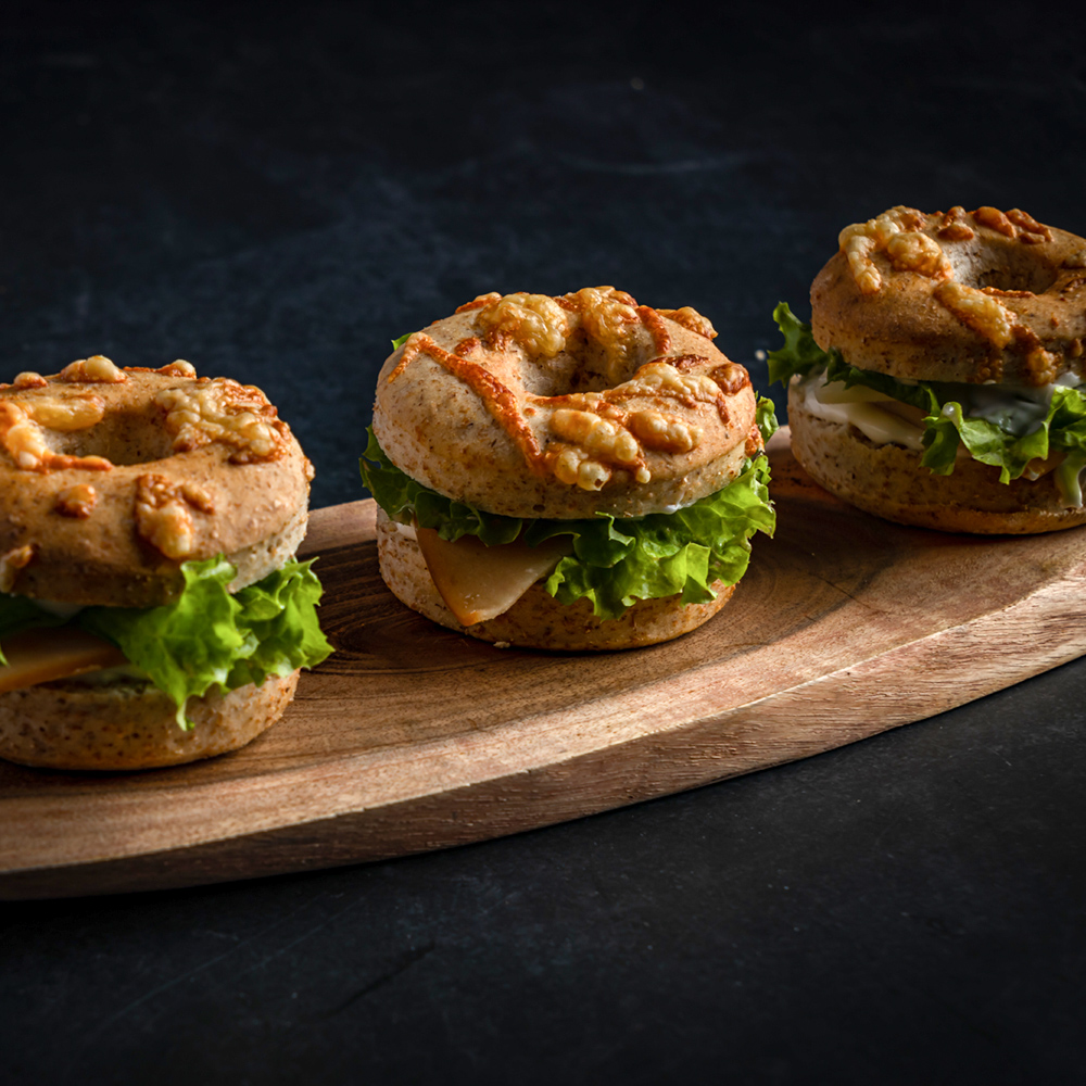 Cheese and Turkey Bagel